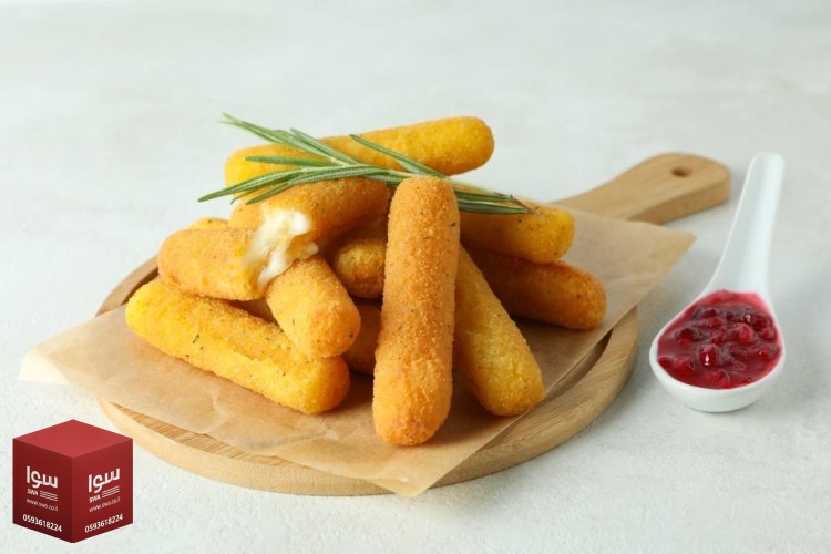أصابع جبنة الشيدر المقلية