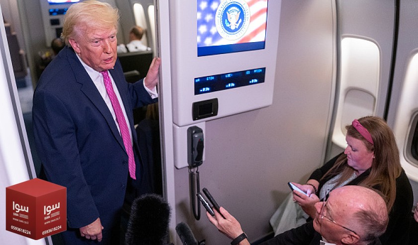 ترامب يلوح بالسيطرة على جزيرة خرج ويتحدث عن مرور ناقلات عبر هرمز