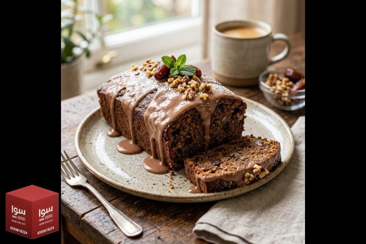 كيك التمر بالحليب الصحي