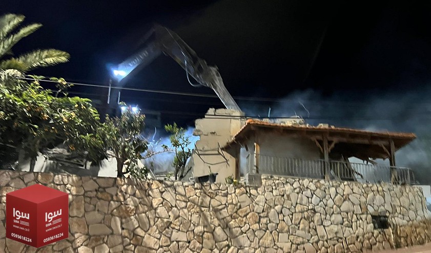 5 منازل هُدمت بالبلدة في 24 ساعة: هدم ذاتي لثلاثة منازل لعائلة واحدة في مشيرفة