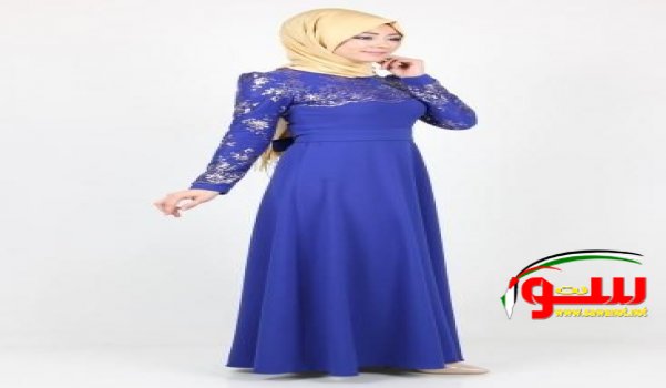 لون أزرق مضيء لإطلالتك ..للمحجبات | موقع سوا لون أزرق مضيء لإطلالتك ..للمحجبات | موقع سوا