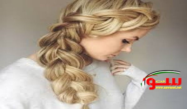 تسريحات الضفائر الجانبية في سهرة عيد الحب | موقع سوا تسريحات الضفائر الجانبية في سهرة عيد الحب | موقع سوا