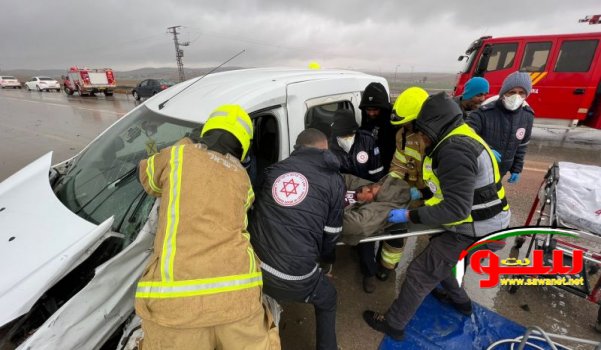 إصابة خطرة بحادث طرق قرب مفرق شوكت في النقب | موقع سوا 