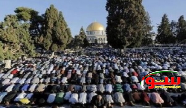 أكثر من 25 ألفًا أدوا صلاة الجمعة في المسجد الأقصى اليوم | موقع سوا أكثر من 25 ألفًا أدوا صلاة الجمعة في المسجد الأقصى اليوم | موقع سوا