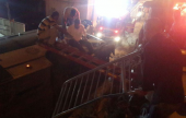 سقوط حافلة من ارتفاع 10 امتار على شاحنة في الناصرة | موقع سوا 