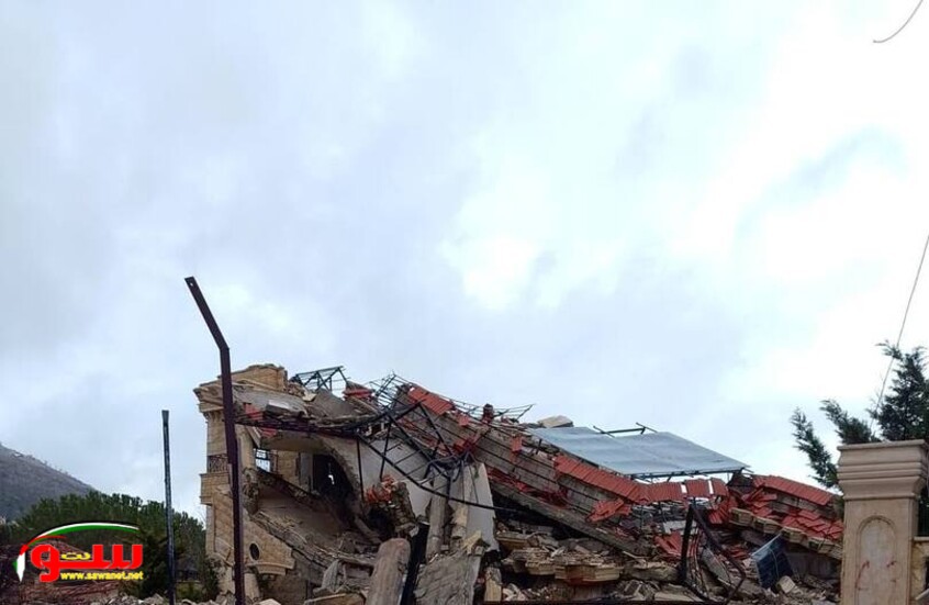 في جنوب لبنان قوة إسرائيلية تتوغل وتفجر منزلا