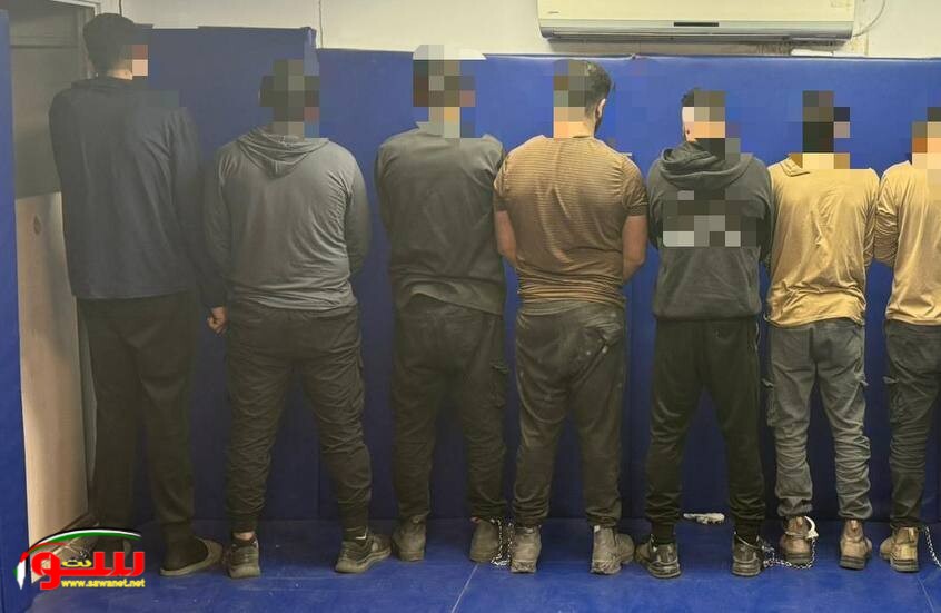 أثناء _محاولة تسلل_ الشرطة الإسرائيلية تعلن القبض على 7 فلسطينيين