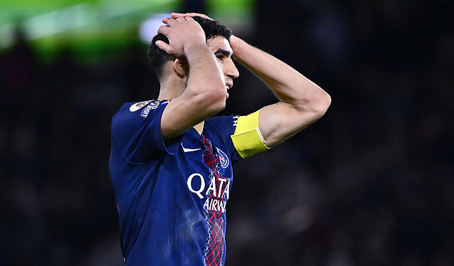 حكيمي المحال للمحاكمة بتهمة الاغتصاب ضمن قائمة سان جيرمان لمواجهة موناكو