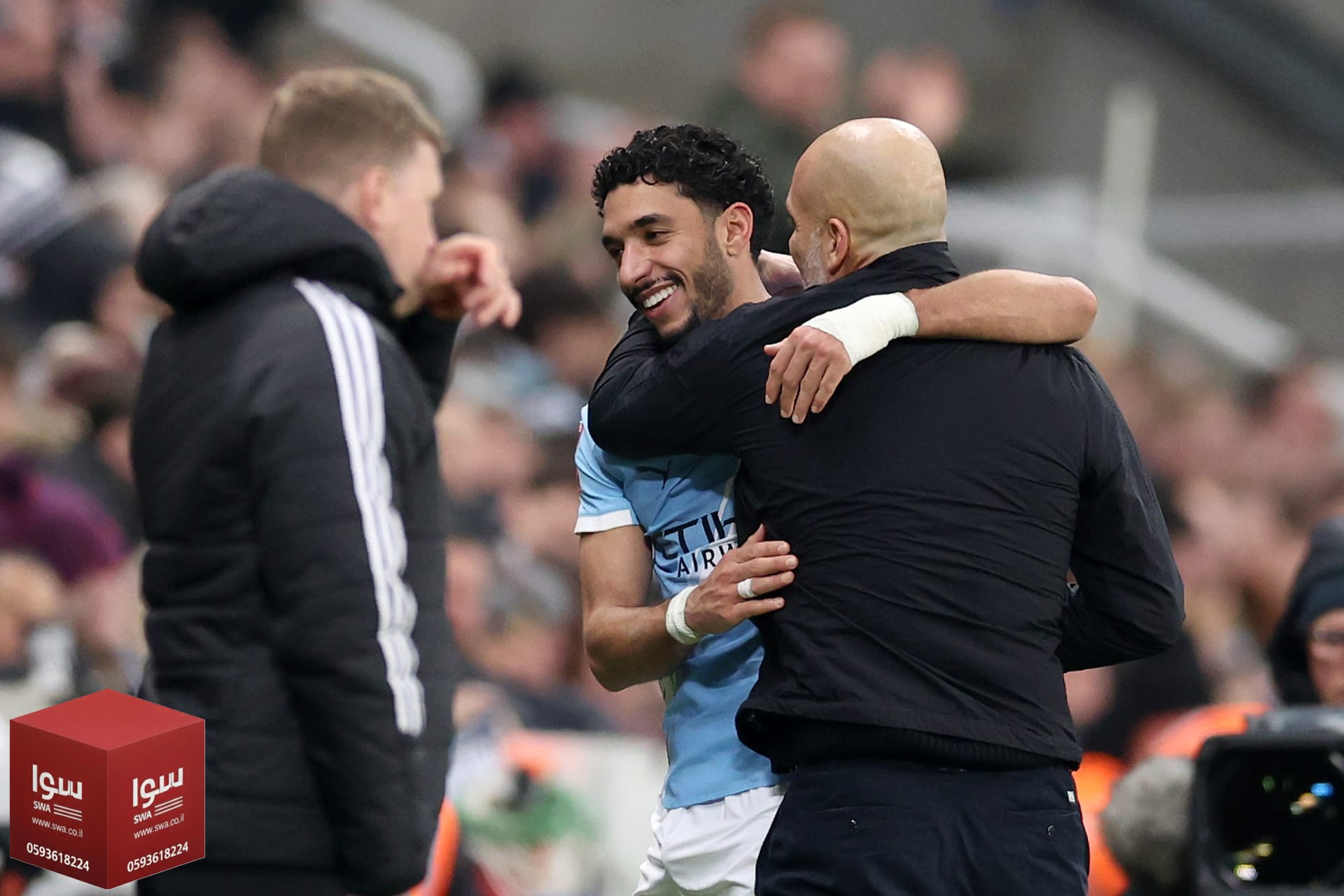 بعد (تألقه) أمام نيوكاسل , تصرف لافت من غوارديولا مع عمر مرموش