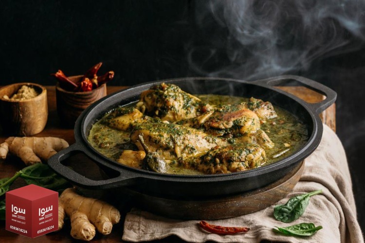 ملوخية بالدجاج